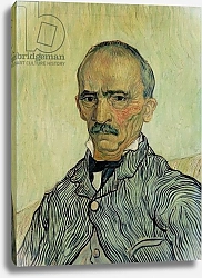Постер Ван Гог Винсент (Vincent Van Gogh) Portrait of Superintendant Trabuc in St. Paul's Hospital, 1889
