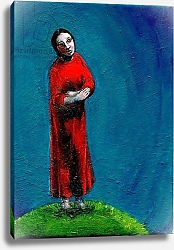 Постер Садбери Джиджи (совр) Study for the Mother of Christ after the Crucifixion, 2004,