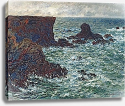 Постер Моне Клод (Claude Monet) Скалы в Порт-Котон, Лион