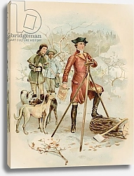 Постер Школа: Северная Америка (19 в) Young Washington, Surveyor