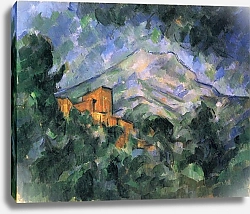 Постер Сезанн Поль (Paul Cezanne) Гора св. Виктории и Чёрный замок