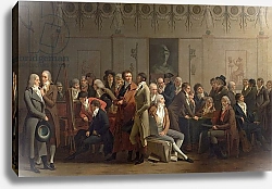 Постер Бойли Луи Reunion of Artists in the Studio of Isabey, 1798