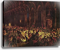 Постер Делакруа Эжен (Eugene Delacroix) Убийство льежского епископа