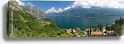 Постер Италия. Panorama Limone, Gardasee
