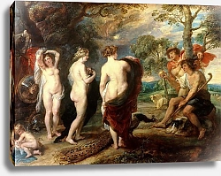 Постер Рубенс Петер (Pieter Paul Rubens) The Judgement of Paris, c.1632-35