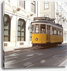Постер Португалия, Лиссабон. Желтый трамвай №5