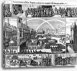 Постер Школа: Немецкая 17в Executions in Staromestske Square, Prague in 1621