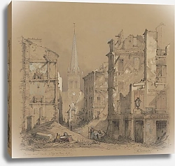 Постер Гильмар Анри Ruins of the Saint-Cloud Church at the Siege of Paris
