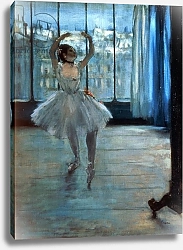 Постер Дега Эдгар (Edgar Degas) Dancer in Front of a Window c.1874-77