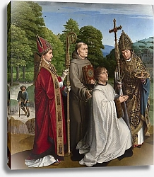 Постер Давид Герард Бернардин Сальвиати и трое Святых