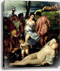 Постер Тициан (Tiziano Vecellio) The Andrians, c.1523-4 2
