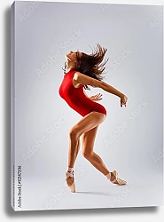 Постер Балерина перед прыжком