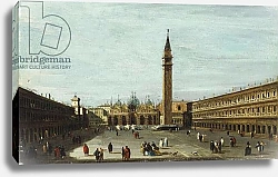 Постер Гварди Франческо (Francesco Guardi) The Piazza San Marco, Venice looking East,
