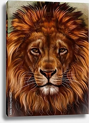 Постер Огнегривый лев
