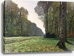 Постер Моне Клод (Claude Monet) The Road to Bas-Breau, Fontainebleau, c.1865