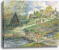 Постер Коровин Константин Village scene