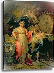 Постер Гойя Франсиско (Francisco de Goya) Allegory of the City of Madrid, 1810