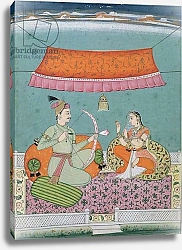 Постер Школа: Индийская 18в The Lotus Arrow, Bilaspur, c.1750