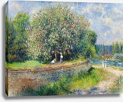 Постер Ренуар Пьер (Pierre-Auguste Renoir) Каштан в цвету 2