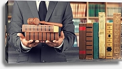 Постер Адвокат с книгами