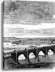 Постер Школа: Английская 18в. A View of Westminster Bridge