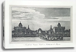 Постер Гертнер Иоганн Вид хозяйственных корпусов в Потсдаме 13 июля 1829 года