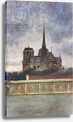 Постер Менпес Мортимер Notre Dame from the River