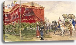 Постер Пясецкий Павел Арабская конница возле трибуны для почетных гостей