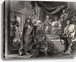 Постер Хогарт Уильям Paul before Felix, from 'The Works of William Hogarth', published 1833
