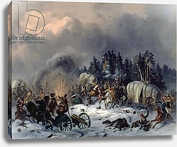 Постер Виллевальде Богдан Scene from the Russian-French War in 1812