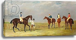 Постер Херринг Джон Preparing to start for the Doncaster Gold Cup, 1825, with Mr. Whitaker's 