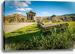 Постер  Храм Гарни, Осень, Армения