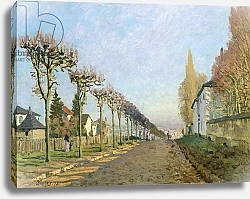 Постер Сислей Альфред (Alfred Sisley) Rue de la Machine, Louveciennes, 1873