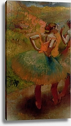 Постер Дега Эдгар (Edgar Degas) Dancers Wearing Green Skirts, c.1895