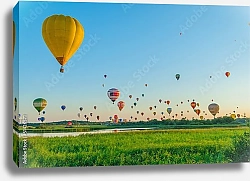 Постер Франция, Лотарингия. Фестиваль воздушных шаров №1