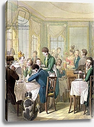 Постер Оптиц Джордж The Restaurant in the Palais Royal, 1831