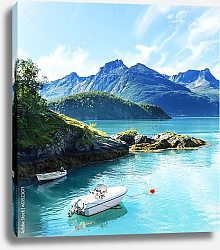 Постер Горное озеро, Норвегия 2