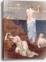 Постер Пивус Пьер Young Girls by the Sea, before 1894