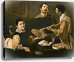 Постер Веласкес Диего (DiegoVelazquez) Three Musicians, 1618