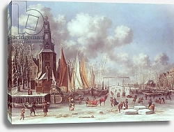 Постер A Winter Scene in Amsterdam