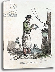 Постер Верне Антуан The Lamplighter, engraved by Francois Seraphin Delpech