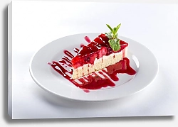 Постер Кусок ягодного торта