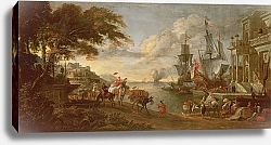 Постер Майндерхот Хенрик View of a Port in the Orient