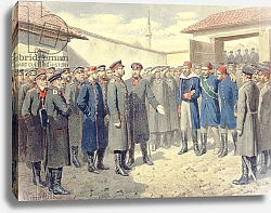 Постер Кившенко Алексей The Fall of Plevna, The Wounded Osman-Pashah before Alexander II, 1880