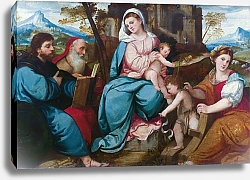 Постер Бонифацио Питати Мадонна с младенцем и Святыми 3