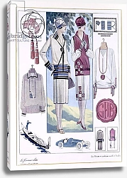Постер Школа: Французская Fashion plate, from 'La femme chic'