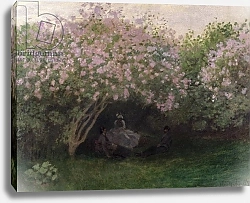 Постер Моне Клод (Claude Monet) Lilacs, Grey Weather, 1872