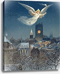 Постер Моран Томас Christmas card, 1885