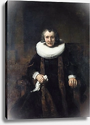 Постер Рембрандт (Rembrandt) Портрет Маргареты де Гиер, Жены Якоба Трипа