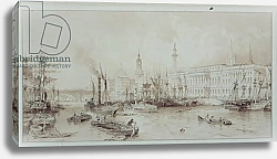 Постер Аллом Томас (грав) The Port of London 2